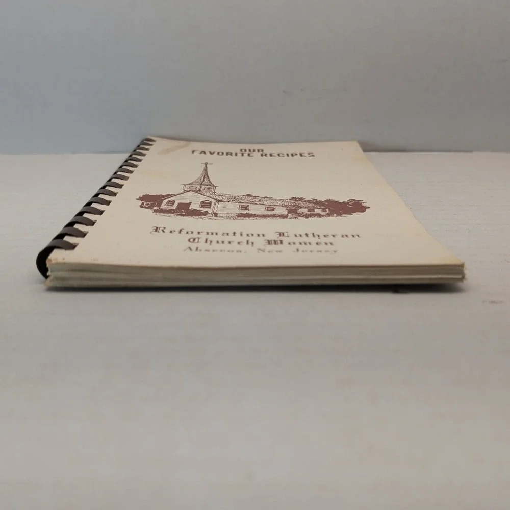 Our‎ Favorite Recipes Cookbook Reformation Lutheran Church Absecon New Jersey